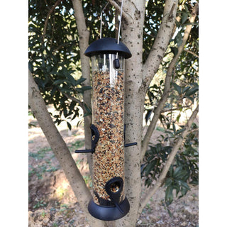 Window Bird Feeder Outdoor Gardening Transparent Wild Bird Feeder Automatic Bird Seed Food Dispenser Feeder Accessories