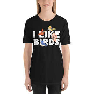 Unisex t-shirt "i like birds" 2