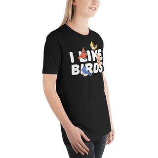 Unisex t-shirt "i like birds" 2
